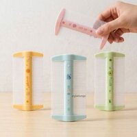 Lược dày chải chí bằng nhựa in hình họa tiết dễ thương