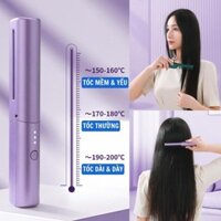 Lược Điện Chải Thẳng Tóc Mini Không Dây Đa Năng S.NY 10