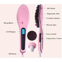 Lược điện chải thẳng tóc HQT906 (Hồng) loại lớn