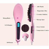 LƯỢC ĐIỆN CHẢI THẲNG TÓC HQT906 (HỒNG) squishyshop664