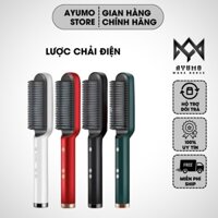 Lược Điện Chải Tóc Cao Cấp AYUMO - Thiết Kế Đa Chức Năng Uốn, Duỗi ,Chải Thẳng Tóc