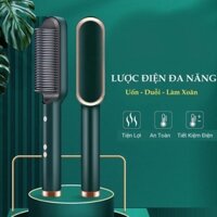 Lược Điện Chải Tóc Đa Năng Tạo Kiểu 3in1 Chuyên Nghiệp Chống Xơ Rối 6 Mức Chỉnh Nhiệt.