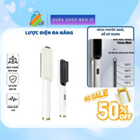 Lược điện chải tóc đa năng uốn, duỗi, làm xoăn tạo kiểu tóc nhanh chóng mà không gây tổn thương tóc