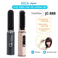 Lược Điện Chải Tóc Không Dây ion âm SeeMe JC-888 - Chải Mượt Tóc, Tạo Nếp Gỡ Rối Tóc Chỉ Trong 2s với 4 mức nhiệt