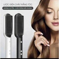 Lược điện chải tóc tạo kiểu chuyên nghiệp kiêm máy uốn tóc , Máy Duỗi Tóc