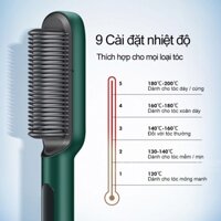 Lược Điện Chải Tóc Tạo Kiểu, Lược Điện Chải Tóc Đa Năng Uốn Thẳng 3 in 1 cao cấp chuyên nghiệp