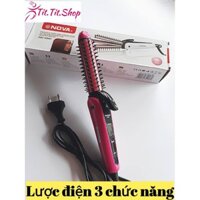 LƯỢC ĐIỆN ĐA NĂNG NOVA 3IN1 (duỗi,bấm,uốn)