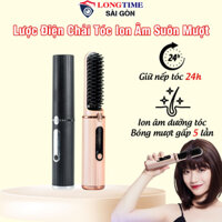 Lược Điện Không Dây Ion Âm JC-888 Giúp Tóc Bóng Mượt Gấp 5 Lần, Gỡ Rối Tức Thì Vào Nếp Nhanh