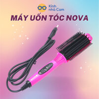 Lược điện NOVA đa năng tạo kiểu, Máy uốn phồng, cuốn tóc, làm xoăn bỏ túi cầm tay FERADO
