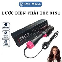 Lược Điện Sấy Tóc, Tạo Phồng, Uốn Cụp, Chải Thẳng Tóc Nhanh, Máy Sấy Tóc Đa Năng 3in1