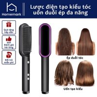 Lược Điện Tạo Kiểu Tóc Uốn Duỗi Ép Đa Năng, Lược Điện Chải Tóc 3 In 1 Không Gây Hư Tổn