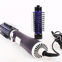 Lược điện xoay Kemei 5 in 1, Lược Điện Sấy Xoay Tự Động 360 Độ, Máy uốn tóc xoăn tự động chính hãng, Lược điện làm xoăn, uốn phồng, sấy cụp KEMEI