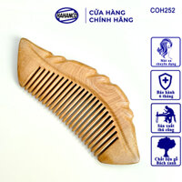 Lược gỗ Bách Xanh hình lá Size S - 13cm COH252 - Chải tóc thư giãn hằng ngày - Chăm sóc tóc
