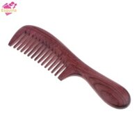 Lược Gỗ Esquirla Handmade Răng Rộng Purpleheart Gỗ Không Massage Chăm Sóc Tóc