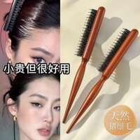 Lược Gỗ Lông Nẹp-Tooth Lược Làm Tóc Tạo Kiểu Tóc Ẩn Đường May Lông Tơ Buộc Tóc Chảo Uốn Tóc Dụng Cụ Tiện Dụng Little Devil pro