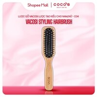 Lược Gỗ Vacosi Hair Brush Lược Tạo Kiểu Cho Nam/Nữ - C04