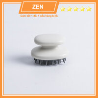 Lược gội đầu bằng silicon Shofuka, Bàn chải mát xa cơ thể, Bàn chải massage da đầu, bàn chải tắm toàn thân - Trắng