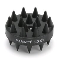 Lược gội đầu mát xa 2 mặt gai lược mềm làm sạch gàu mã Mariatti So-01 - ĐEN