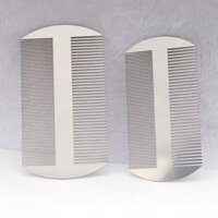 [Lược lưng mịn] Lược mã hóa chấy thép không gỉ siêu dày, lược trị gàu da đầu siêu dày, lược túi trẻ em trị gàu siêu mỏng HXUY