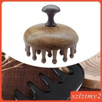 Lược Massage Bằng Gỗ Guasha Dụng Cụ Lược Dầu Gội Tẩy Tế Bào Chết Đầu Tròn Massage