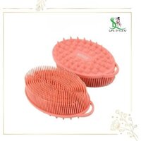 Lược massage đầu đa năng, lược gội đầu silicon, lược tắm gội BATIOUS 2in1 làm sạch mát xa thư giãn