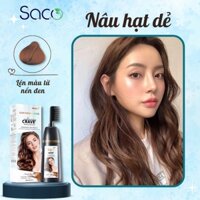 Lược nhuộm tóc màu Nâu Hạt Dẻ Coloring CRAVE CHÍNH HÃNG lên màu từ nền đen chai 400ml