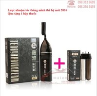 Lược nhuộm tóc thông minh thế hệ mới Tengya 2016, Lược nhuộm tóc phủ bạc Tengya model 2018 (Màu nâu, màu đen)