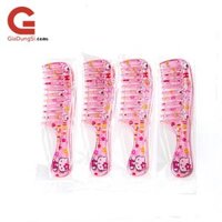 Lược răng thưa chải tóc gỡ rối nhỏ bỏ túi Hello Kitty