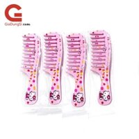 Lược răng thưa chải tóc gỡ rối nhỏ bỏ túi Hello Kitty