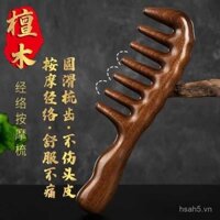 Lược răng thưa, lược massage đầu răng to, lược massage kinh lạc, tóc dài chuyên dụng cho nữ, cạo da đầu, cạo lông cho nam