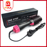 Lược sấy cụp phồng, máy sấy tạo phồng tóc kiêm lược điện One Step  xoay 360 độ - Gia Dụng PIKA