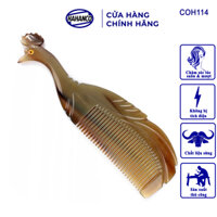 Lược Sừng Con Công Khía HAHANCO (Size: XL- 20cm) Quà Tặng ý Nghĩa - COH114