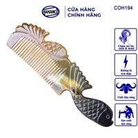 Lược Sừng Đôi Cá Uyên Ương HAHANCO (Size: XL-20cm) Mẫu Cao Cấp Siêu Đẹp - COH194
