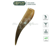 Lược sừng trâu mẫu liềm cao cấp Xuất Mỹ & EU - Hòa Bình Artisan Lược giúp tóc suôn mượt, ngăn chẻ ngọn & rụng tóc