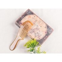 Lược sừng tự nhiên, lược răng thưa chải tóc rối, lược dành cho tóc xoăn, tóc ướt,massage da đầu lưu thông máu.