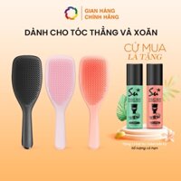 Lược Tangle Teezer cỡ lớn, The Large Ultimate Detangler, tóc thẳng, xoăn, chải được tóc ướt