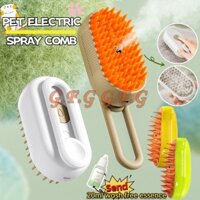 Lược Thú Cưng Mèo Bàn Chải Hơi Nước Hấp Chó Bàn Chải 3 Trong 1 Xịt Điện Mèo Bàn Chải Tóc Để Massage Thú Cưng Chải Lông Lược Tẩy Lông Lược