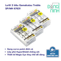 Lưỡi 3 tiêu Gamakatsu Treble SP/MH - 67631, lưỡi câu cá, lưỡi câu lure