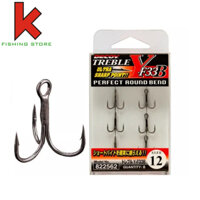 Lưỡi ba tiêu mini DECOY Y-F33B #10 #12 #14 bén nhẹ chuyên cho mồi câu suối