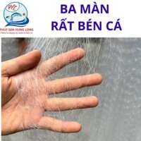 LƯỚI bắt cá 🐟 🐠🦞3 màn, sợi cước siêu bén; 3 phân - then 1.5, cao 90cm -dài 90m đánh bắt cá nhỏ