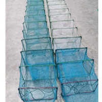 Lưới bát quái bắt tôm cá,lưới lồng bắt tôm cua ,cá giá rẻ 29 khung dài 8m(thân 1.3 sợi 3 trắng và xanh,đuôi 1cm) abojhc9