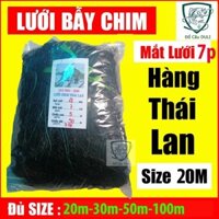 Lưới bẫy chim Cu, Tu hú, Gà Rừng Cao 5m, mắt lưới 7p, dài 20m - 50m, Lưới Chim Thái Lan ( đại hạ giá )