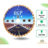 Lưỡi cắt bê tông, cắt đá HGP D350, dày 3,8mm. hàng chính hãng