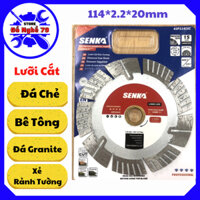 Lưỡi Cắt Đá Chẻ, Đá Granite, Bê Tông, Xẻ Rãnh Tường ( Cắt KHÔ - ƯỚT)