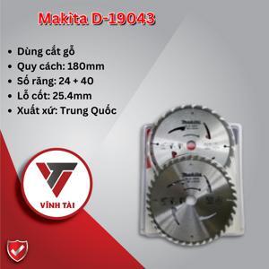 Lưỡi cắt gỗ 185mm Makita D-19043