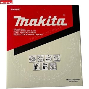 Lưỡi cắt gỗ 40 răng Makita P-67957 - 185 x 20 x 40T