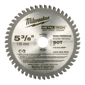 Lưỡi cắt kim loại 135mm 50T Milwaukee 48-40-4075