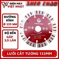 Lưỡi cắt tường bê tông Shenchao 133mm dành cho các loại máy cắt rãnh tường 1 lưỡi, 2 lưỡi, 5 lưỡi