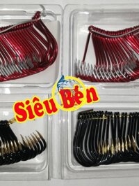 Lưỡi câu cá BKK đỏ và BKK đen siêu bén độ bền cao