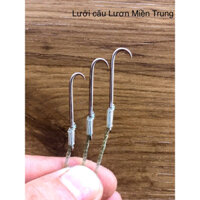 Lưỡi câu lươn dây cước , Combo 3 lưỡi, NHỎ, VỪA, TO